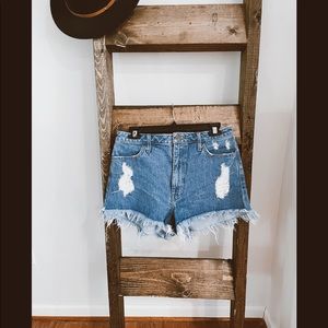 Show Me Your Mumu😍Houston High Waist Jean Shorts